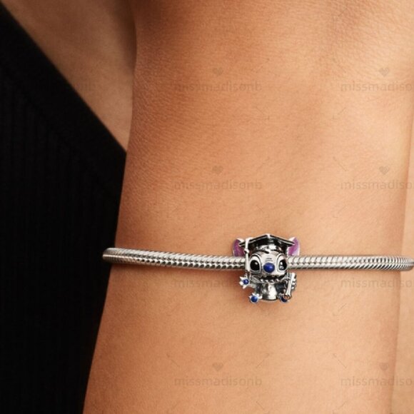Pandora Disney Stitch Graduation Charm - Picture 3 of 6
